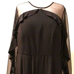 R&M Richards black, formal, plus-size jumpsuit. Size 18W; new with tags.